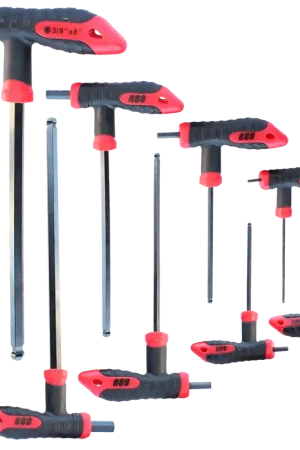 SP Tools T-Handle Ball Drive Hex Key Set - SAE - 888 Series - 8pc Price Cut