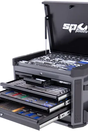 SP Tools Tech Series Tool Kit - 212pc - Metric Only - Diamond Black - Plus Extra EVA Foam Trays Buy Today