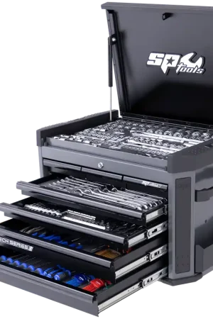 Free Returns SP Tools Tech Series Tool Kit - 281pc - Metric & SAE - Diamond Black