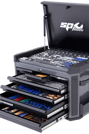 Professional Grade SP Tools Tech Series Tool Kit - 305pc - Metric Only - Diamond Black