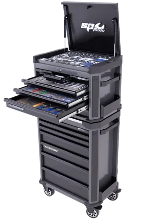 SP Tools Tech Series Tool Kit Combo - 213pc - Metric Only - Diamond Black - Plus Extra EVA Foam Trays High Quality