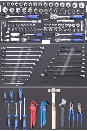 Trending SP Tools Tool Kit - 133pc - Metric & SAE - No Tool Box - Best Suits SP40101