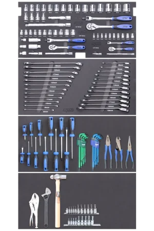 SP Tools Tool Kit - 137pc - Metric Only - No Tool Box - Best Suits SP40101 Brand New