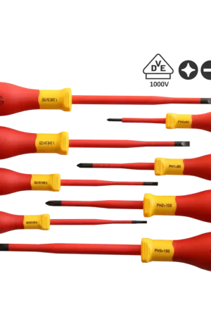 SP Tools VDE Insulated Electrical Screwdriver Set - 8pc Premium