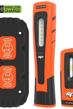 Weekend Sale SP Tools Wireless Charge Work Light/Flashlight - SMD LED - Dual Pack