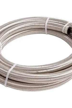 Aeroflow 100 Series Stainless Steel Braided Hose -6AN 15m - Black Original