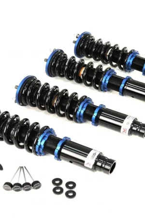 Holiday Sale Hard Race HS Spec Coilovers (Civic/CR-X 88-91) Hardened Rubber, Eyelet Rear LCA