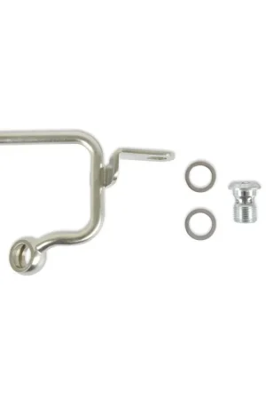 Top Rated Holley Power Steering Hardline to -6 AN with Hardware Optional Accessory for 7.3L Godzilla Engine with High-Mount Accessory Drive System