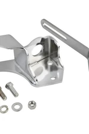 Weekend Sale Proflow Power Steering Pump Mounting Bracket SB Chev Short Water Pump Saginaw LH Low Mount Kit Chrome