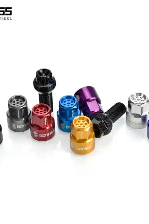 BONOSS Forged Shell Type Wheel Lock & Bolt Kit (Honeycomb Style) 20pcs+4pcs 28-47mm for Audi (M14x1.5) Weekend Sale