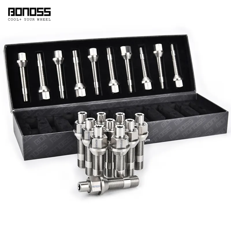 BONOSS Forged Titanium Exposed Wheel Stud Conversion Kit for Porsche Panamera 4S/ S/ GTS/ Turbo/ E-Hybrid (970/ 971) Order Now
