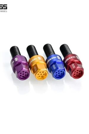 BONOSS Forged Shell Type 16pcs+4pcs 26mm Wheel Lock & Bolt Kit (Honeycomb Style) for [Opel Corsa/ Combo/ Adam/ Vectra/ Meriva] Luxury