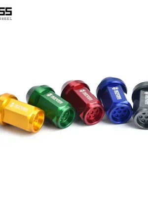 Best Price BONOSS Honeycomb Style Aluminum Wheel Lug Nuts Forged 7075-T6 for Nissan GT-R/ Skyline/ Micra/ Pathfinder/ X-Trail and More