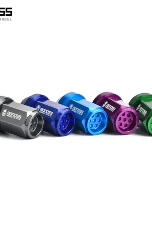 Clearance BONOSS Honeycomb Style Aluminum Wheel Lug Nuts Forged 7075-T6 for Hummer H1/ H2/ H3/ EV