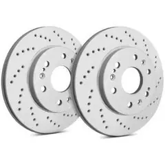 Don’t Miss Out SP Peformance Cross Drilled Rotors - Front